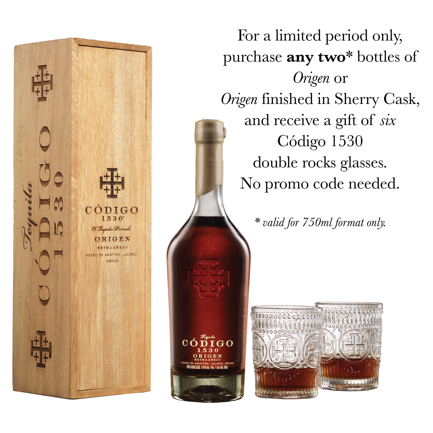 Código 1530 Origen (Extra Anejo) Sherry Cask Finished