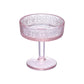 Código 1530 Vintage Coupe Glass - Pink, Set of 2